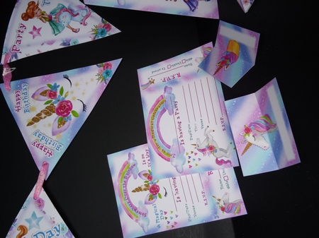 Dancing with Unicorns Party Pack #1 by Lisa Lee