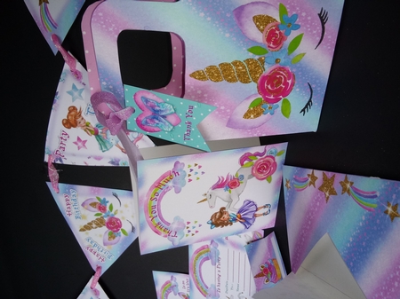Dancing with Unicorns Party Pack #1 by Lisa Lee