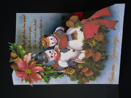 Layered Christmas - Snowcouple by Lisa Lee