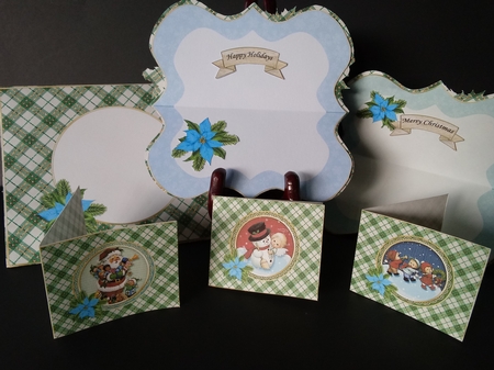 Bracket Over The Top Christmas Cards Bundle-Set-3 by Lisa Lee