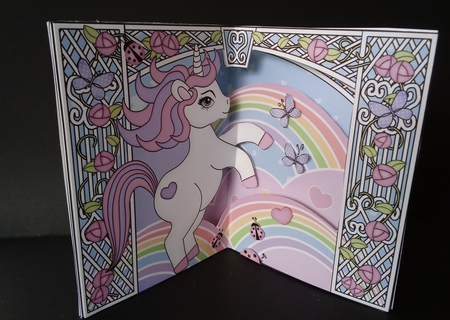 3D Triangle Shadow Box Scene it Card Kit - Cute Little Unicorn Sparkle by Lisa Lee