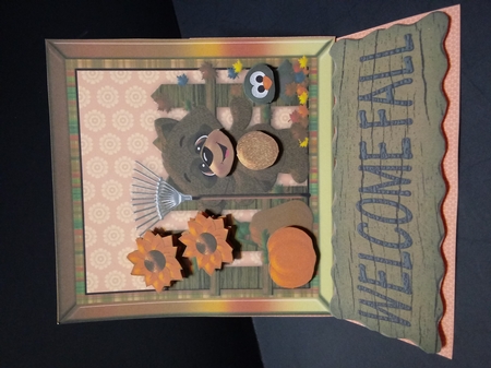 Fall Yall Easel Card by Lisa Lee