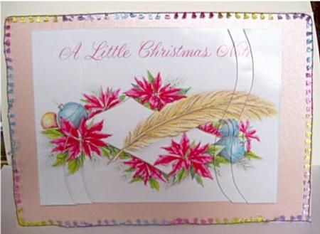 A Christmas Note Swirvey Side Stacker by Liz Chapman