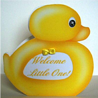 New Baby Yellow Duck by Liz Chapman