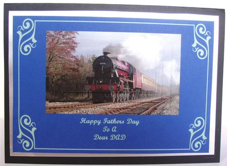 Fathers Day Steam Train by Liz Chapman
