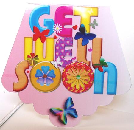 Get Well Soon (pink) by Liz Chapman
