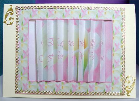 Pretty Pink Calla Lily Flip Card Kit by Liz Chapman