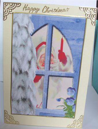Through My Window I See Santa by Liz Chapman
