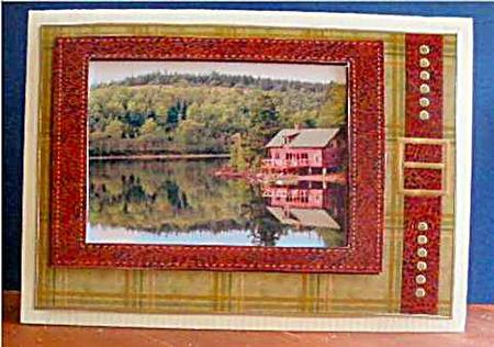 Fishing Lodge on the Lake by Liz Chapman