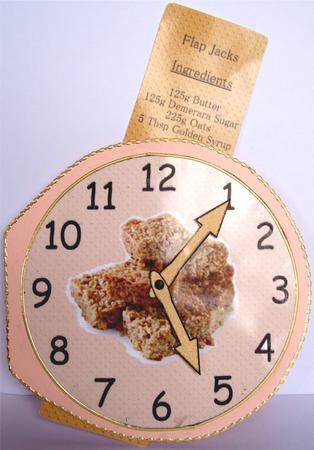 Flapjack Clock by Liz Chapman