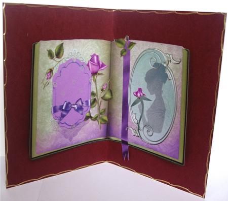 Silhouette Open Book by Liz Chapman
