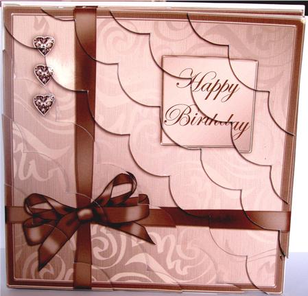 8 x 8 Elegant Flourish Kit with Scalloped Corners by Liz Chapman