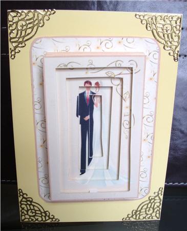 The Bride and Groom Wedding Topper by Liz Chapman