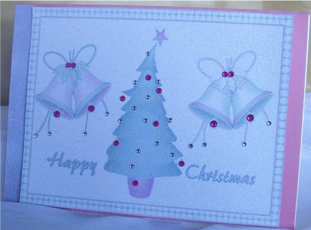 Pink Christmas Tree by Liz Chapman