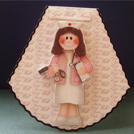 Get Well Soon Wobble Card 1 by Liz Chapman