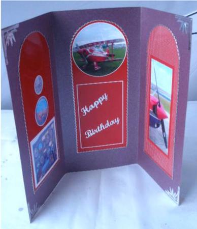 Trifold Flying Card by Liz Chapman