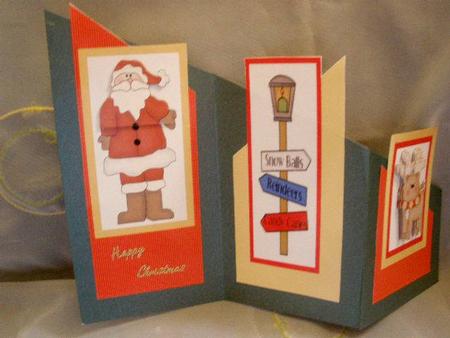 Trifold Fillers for Christmas 001 by Liz Chapman
