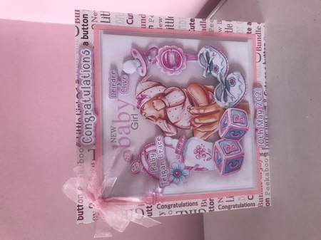 New Baby Girl Mini Page Kit  by Liz Kiely