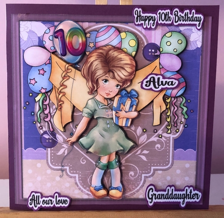 8x8 Mini Kit, Gorgeous Birthday Girl  by Liz Kiely