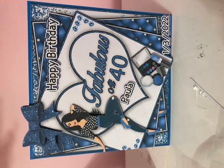 Fabulous at 30/40 Mini Kit#7  includes 2 card fronts for 30 and 40** by Liz Kiely
