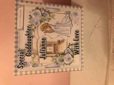 Girl Confirmation Open Book Mini Kit Lilac by Liz Kiely