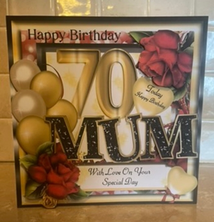 Mum Special Age - 70 Today by Liz Kiely