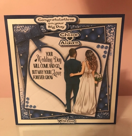 SOMETHING BLUE - WEDDING DAY by Liz Kiely