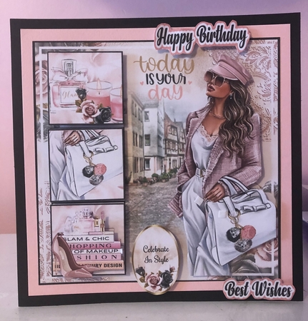 Satin & Lace Glam Mini Page Kit by Liz Kiely