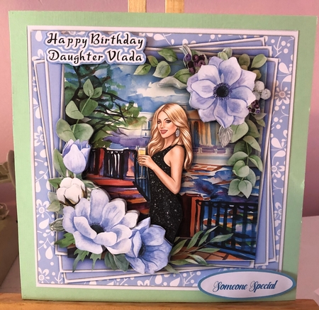 8x8 Mini Kit, Beautiful Blue Lagoon  by Liz Kiely