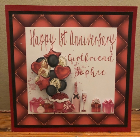 7 Inch Square Card Mini Kit -  Birthday Celebrations  by Liz Kiely