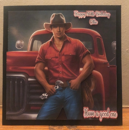 Handsome cowboy by Liz Kiely