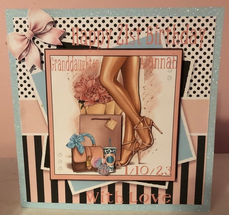 Stylish Lady 2  Toppers Set by Liz Kiely