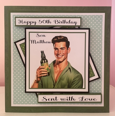 Cider Doesnt Make You Fat 8x8 Quick Card by Liz Kiely