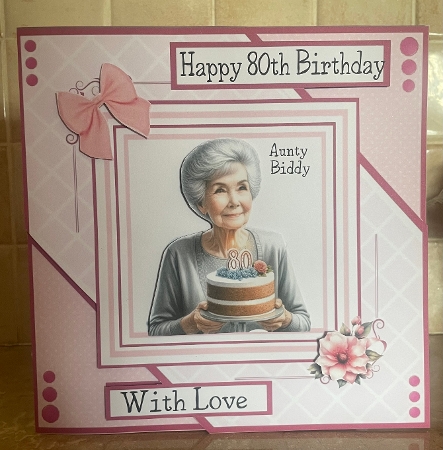 Happy 80th Birthday by Liz Kiely