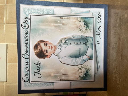 First communion 2 CARD FRONTS by Liz Kiely