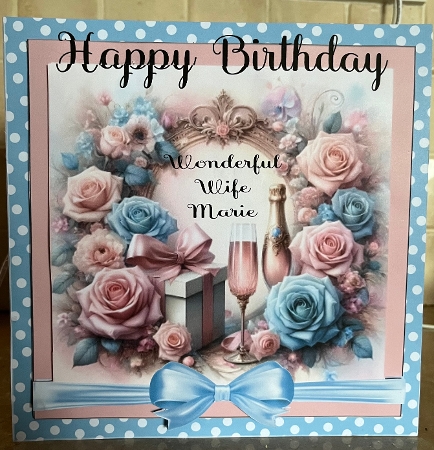 Have a Fabulous Birthday 8x8 card Featured Gallery Photo