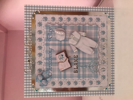 Christening Day Turquise by Liz Kiely