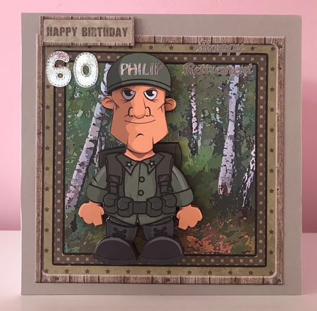 Brave Soldier Card Mini Kit by Liz Kiely
