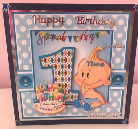 Boy First Birthday by Liz Kiely