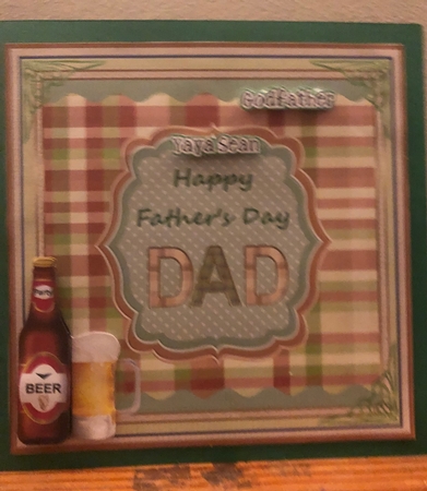 Happy Fathers Day Topper 4 by Liz Kiely