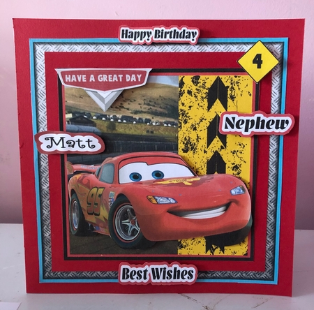 Cars - Lightning McQueen by Liz Kiely