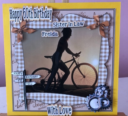 CYCLING AT DAWN BIRTHDAY by Liz Kiely