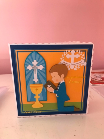 FIRST COMMUNION - BOY by Liz Kiely