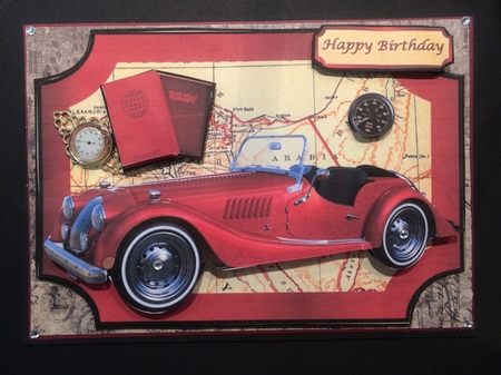 Vintage Sports Car  by Lois Robinson