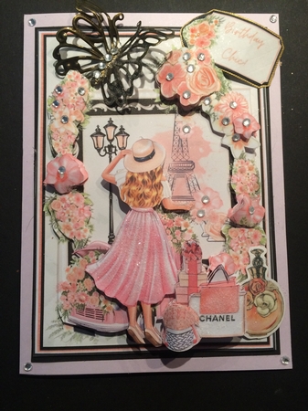 Spring In Paris Mini Card Kit #5 by Lois Robinson