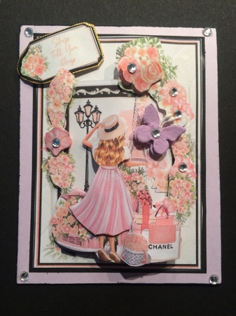 Spring In Paris Mini Card Kit #5 by Lois Robinson