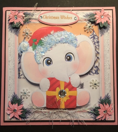 Gorgeous Christmas Ellie 7x7  by Lois Robinson