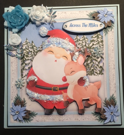 Santas Best Friend  7x7  by Lois Robinson