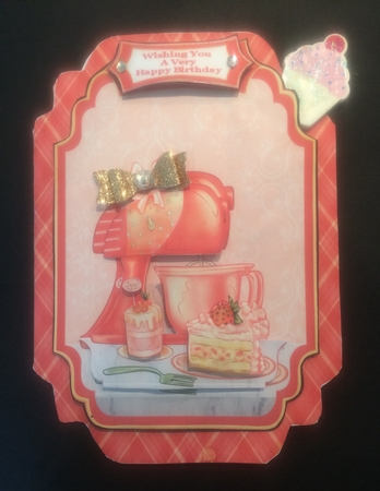 Berry Delight - Cut And Fold Card by Lois Robinson