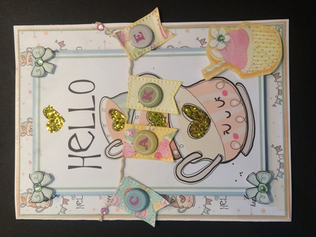Tea Card Front by Lois Robinson